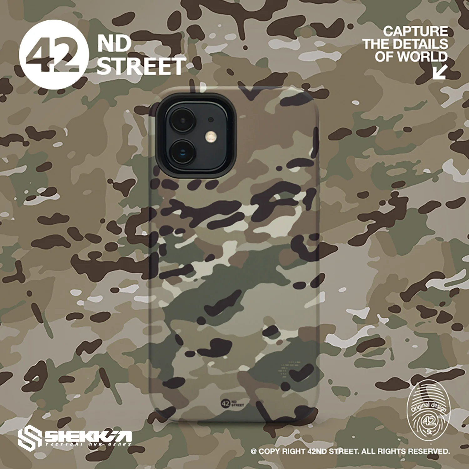 Shekkin Gears x 42nd street IPHONE double layer protection phone case - Image 7