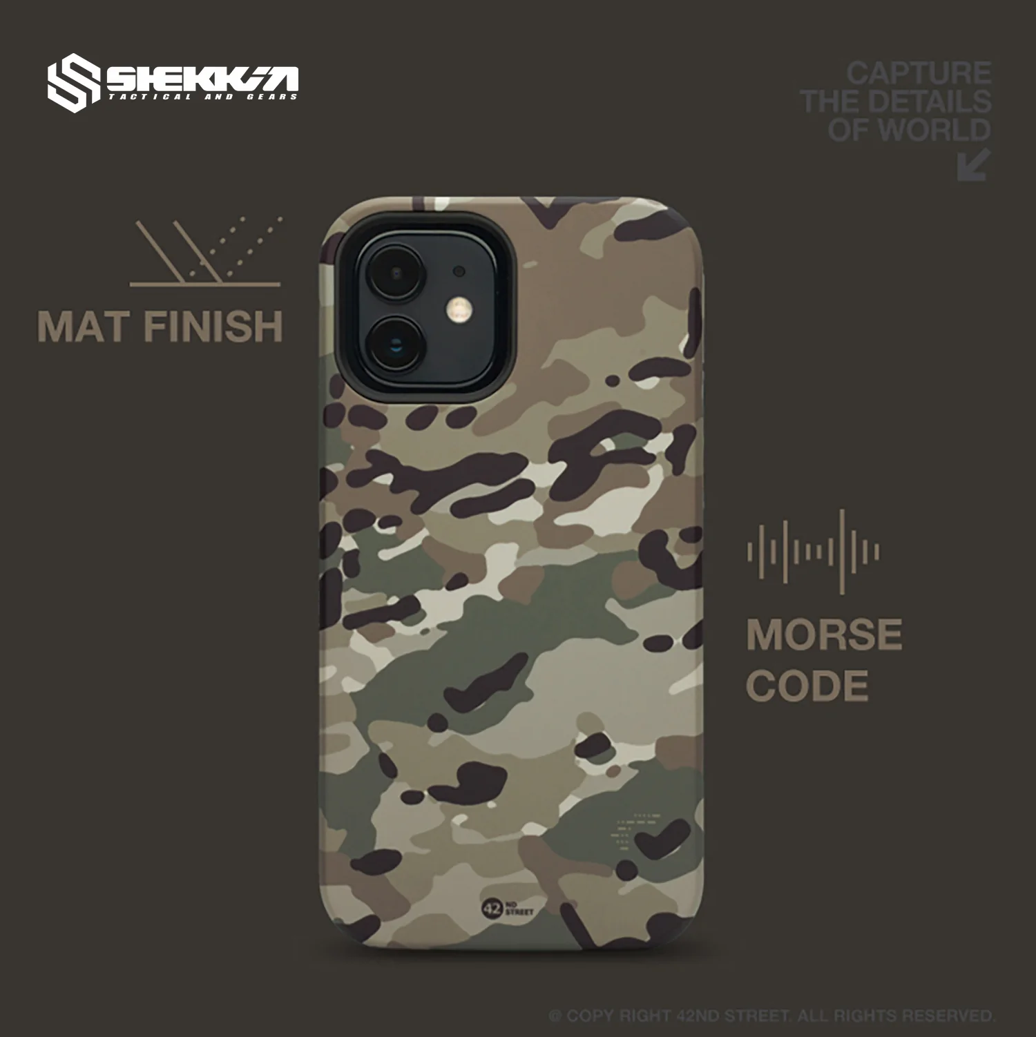 Shekkin Gears x 42nd street IPHONE double layer protection phone case - Image 8