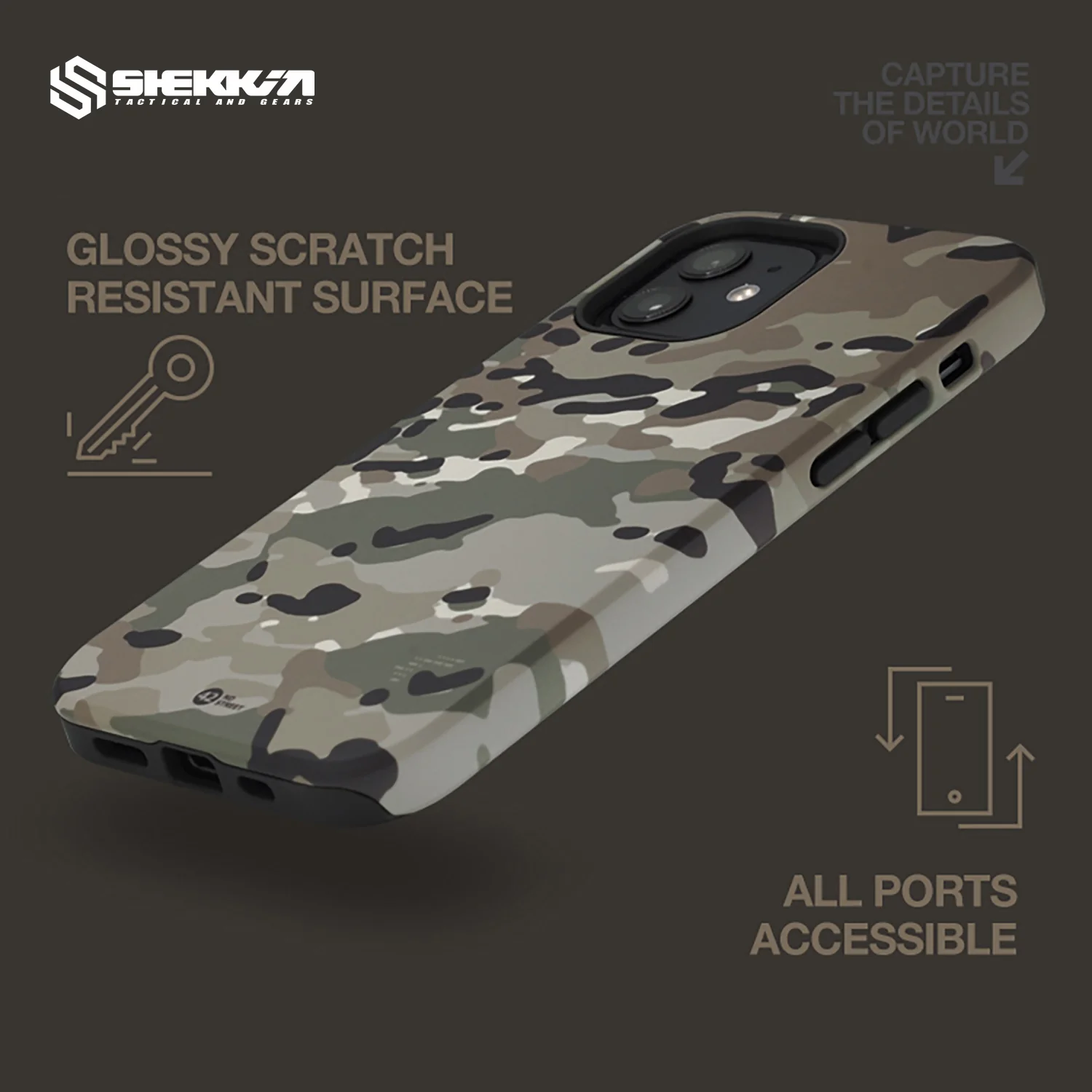 Shekkin Gears x 42nd street IPHONE double layer protection phone case - Image 9