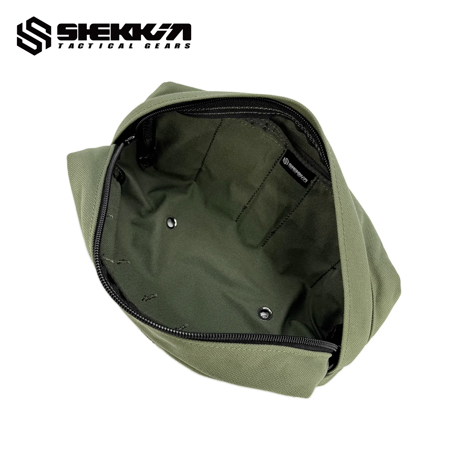 Pre MSA Paraclete style Smoke green Horizontal utility pouch - Image 3