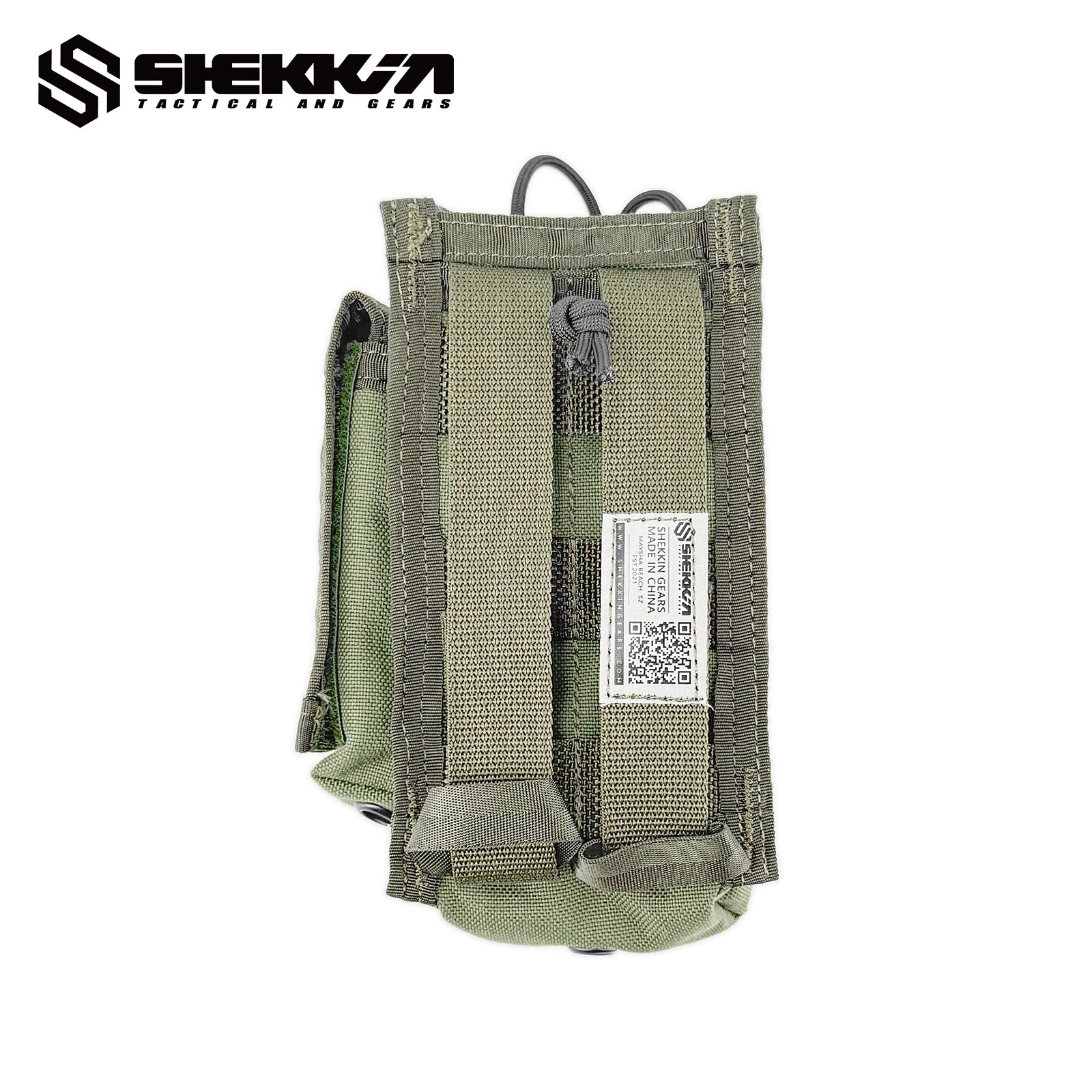 Pre MSA Paraclete style Smoke Green MBITR Radio Pouch - Image 4