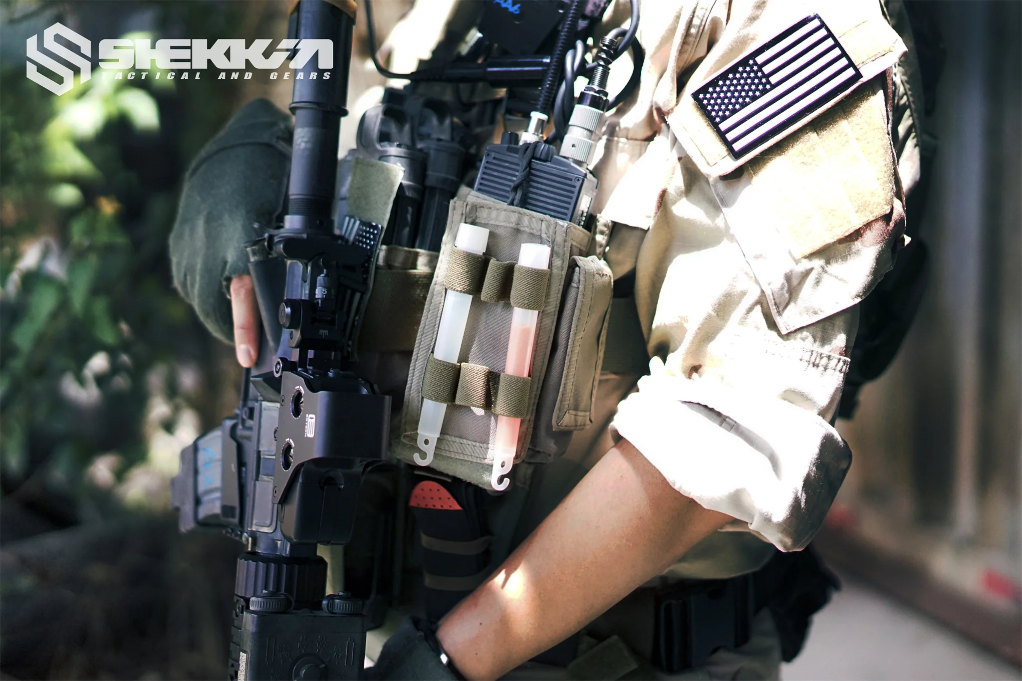 Pre MSA Paraclete style Smoke Green MBITR Radio Pouch - Image 7