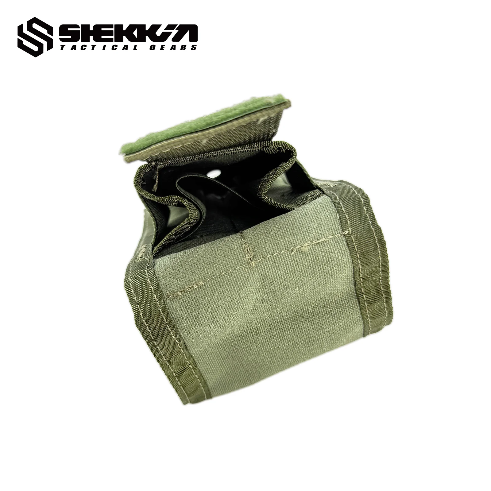 Pre MSA Paraclete style Smoke green tiered SR25 mag pouch - Image 4